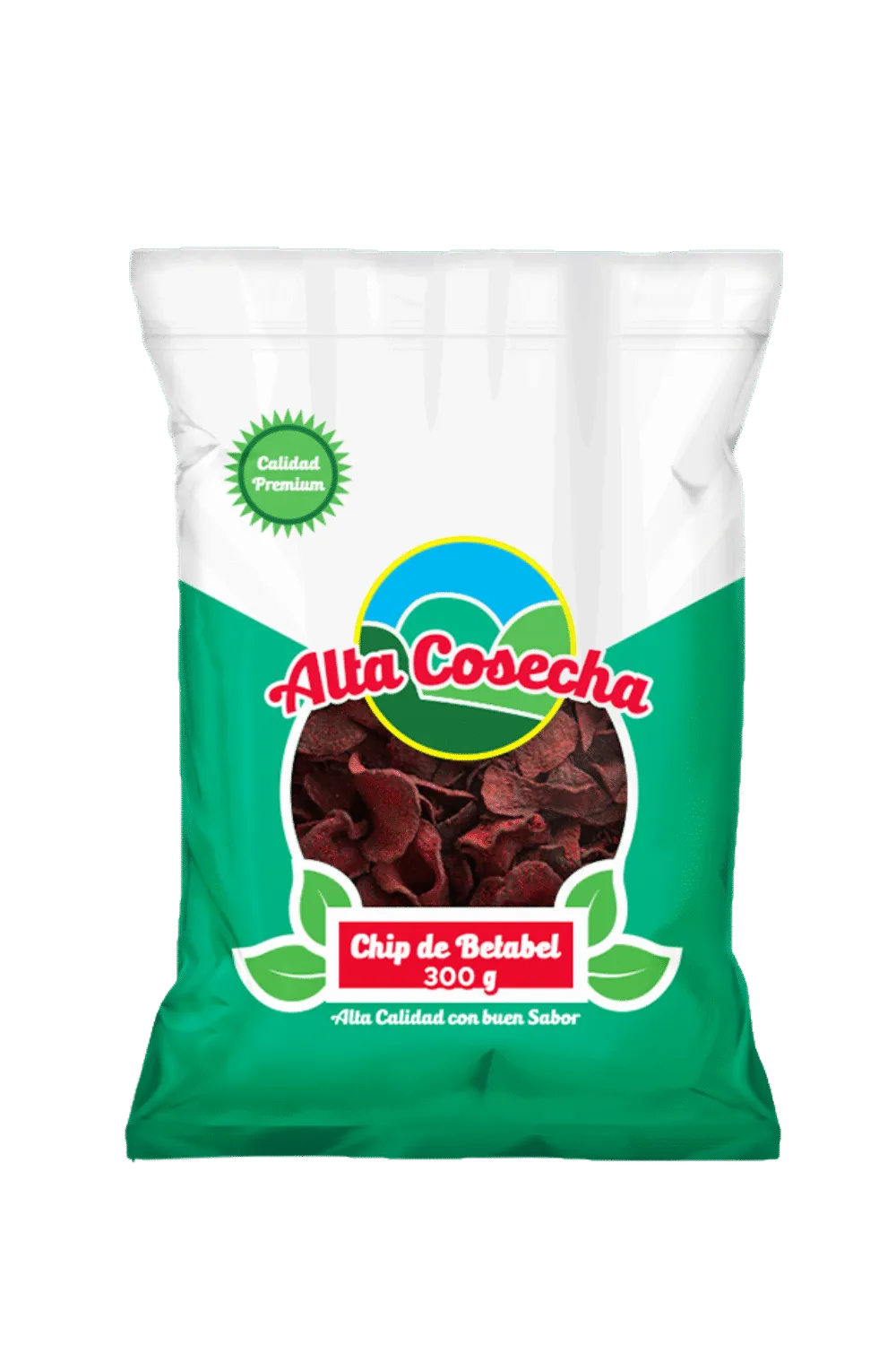 Alta Cosecha beet chips 300g bag product render
