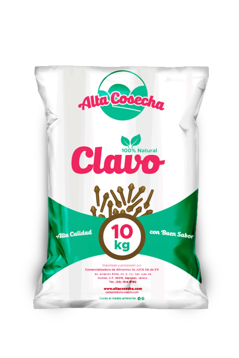 Alta Cosecha whole clove 10kg bag product render