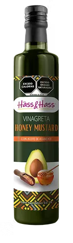 Hass & Hass Honey Mustard Vinaigrette with avocado oil, 250ml