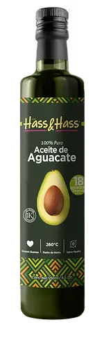 Hass & Hass 100% Pure Avocado Oil bottle