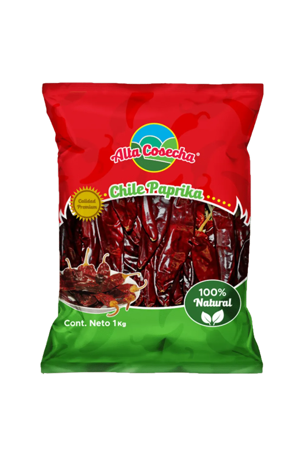 Alta Cosecha paprika chile 1kg bag product render