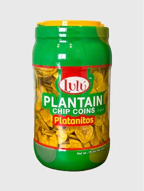 LuLu Salted Plantain Coins jar front