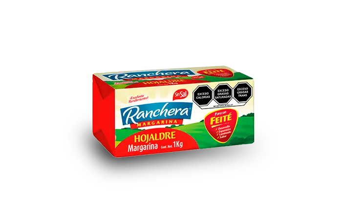 Ranchera Hojaldre puff pastry margarine, 1kg