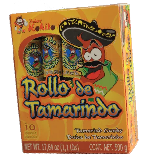 Rollo de Tamarindo 10-piece box, 500g
