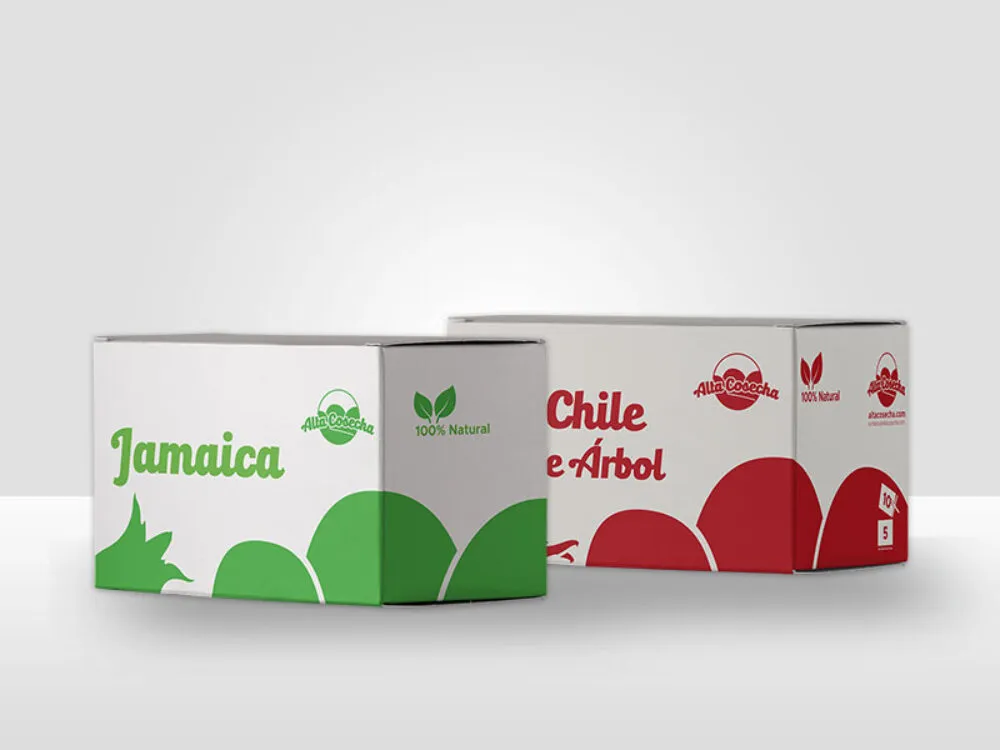 Alta Cosecha wholesale boxes for jamaica and chile de arbol